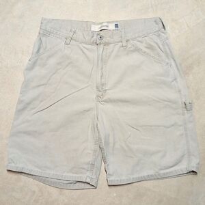 Vintage Gap Carpenter Shorts Fits 34 Khaki Y2K Baggy Grunge Skater Workwear